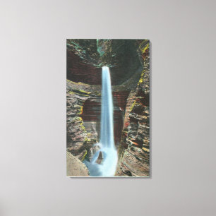 View of Spectacular Cavern Cascade Canvas Print
