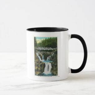 View of Split Rock Falls and Bridge Mug