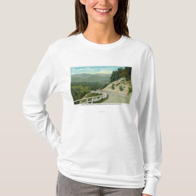 View of Spruce Hill before Keene Valley T-Shirt (Front)