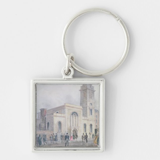 View of St. Bartholomew's Church Key Ring (Front)