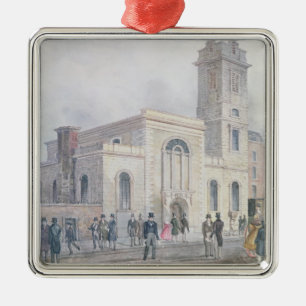 View of St. Bartholomew's Church Metal Tree Decoration