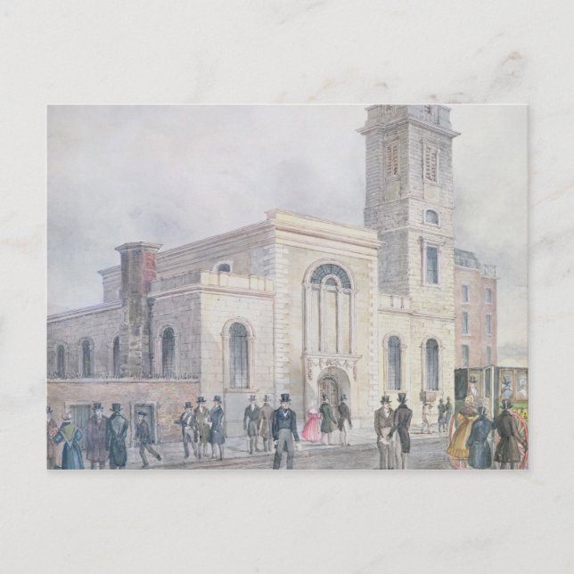 View of St. Bartholomew's Church Postcard (Front)