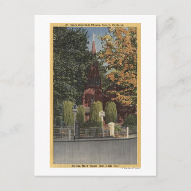 View of St. James Episcopal Church Postcard (Front)