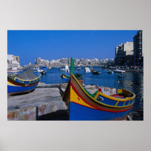 View of St. Julian, Malta Poster