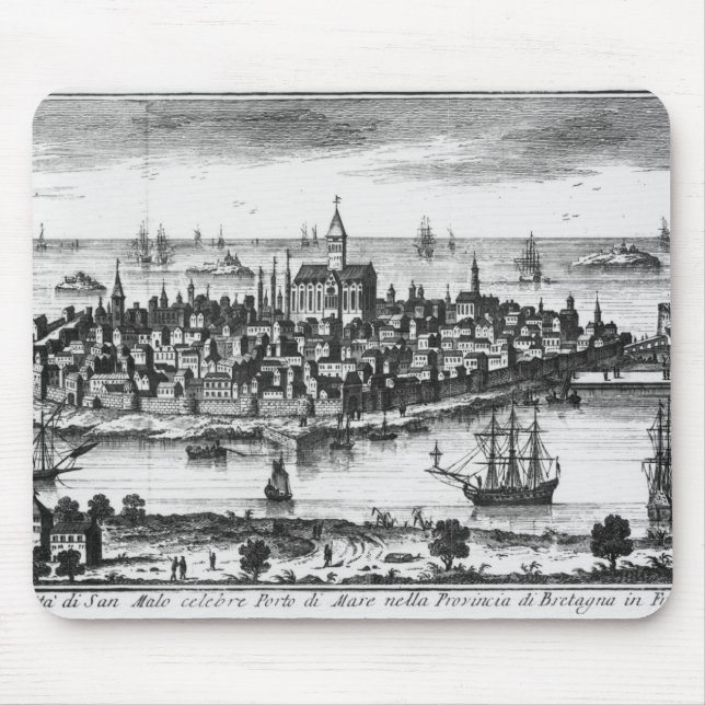 View of St. Malo Mouse Mat (Front)