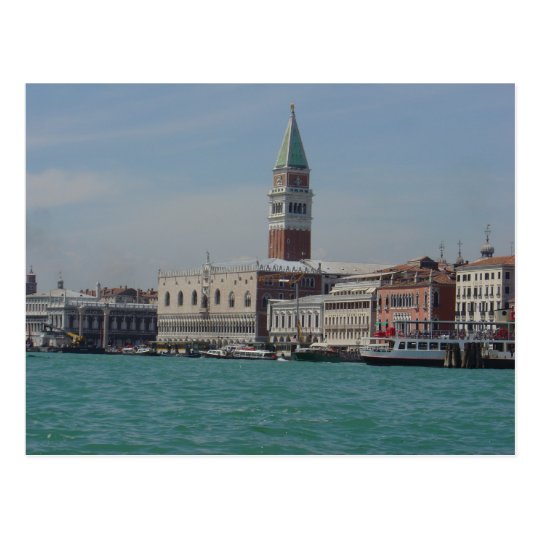 View of St. Mark's Square from Grand Canale, Venic Postcard