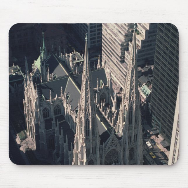 View of St. Patrick's Cathedral Mouse Mat (Front)