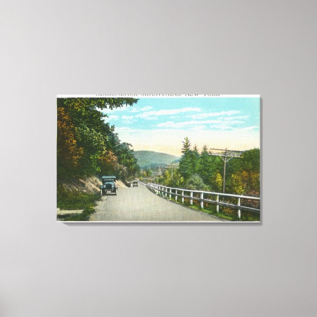 View of State Hwy towards Warrensburg Canvas Print (Front)