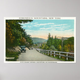 View of State Hwy towards Warrensburg Poster