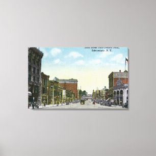 View of State Street from Crescent Park Canvas Print