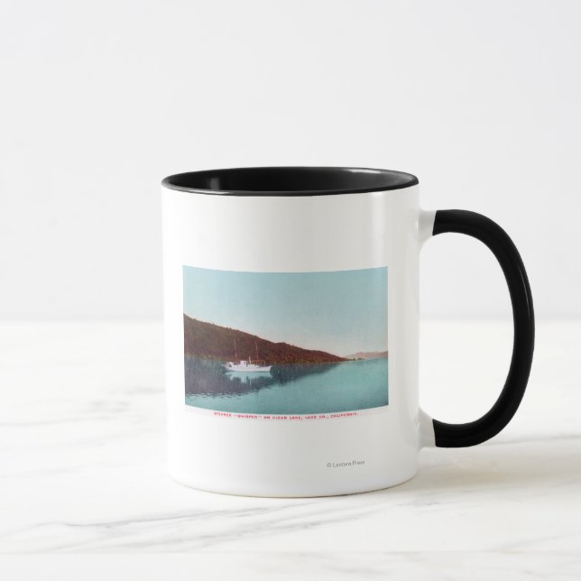 View of Steamer Whisper on the Lake Mug (Right)