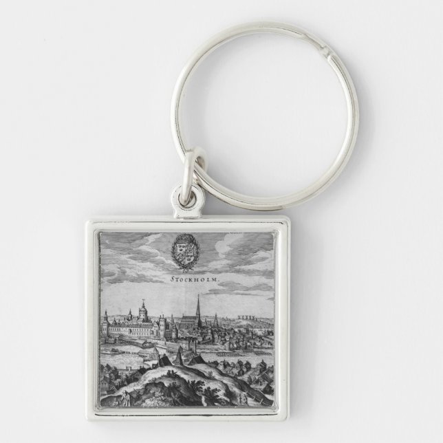 View of Stockholm Key Ring (Front)