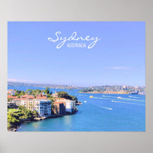 View of Sydney Harbour Poster