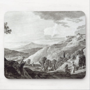 View of Tarquinia and Corneto Mouse Mat