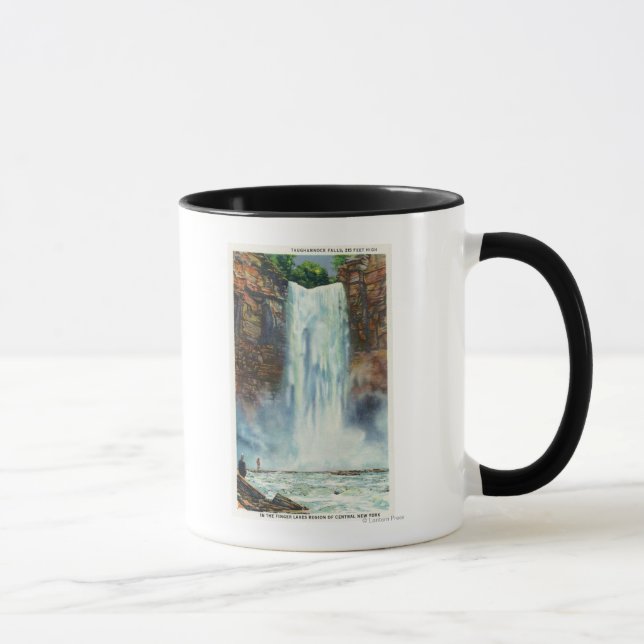 View of Taughannock Falls from the Bottom Mug (Right)