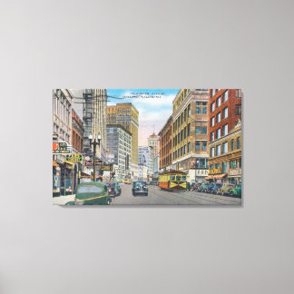 View of Telegraph AveOakland, CA Canvas Print