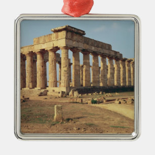 View of Temple E, c.490-480 BC Metal Tree Decoration