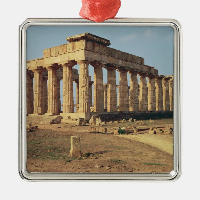 View of Temple E, c.490-480 BC Metal Tree Decoration (Front)