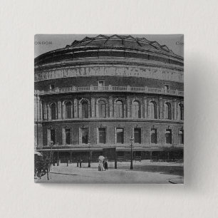 View of the Albert Hall, c.1900 15 Cm Square Badge