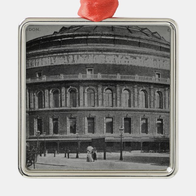 View of the Albert Hall, c.1900 Metal Tree Decoration (Front)