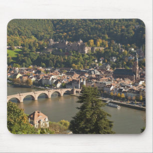 View of the Alte Brucke or Old Bridge Mouse Mat