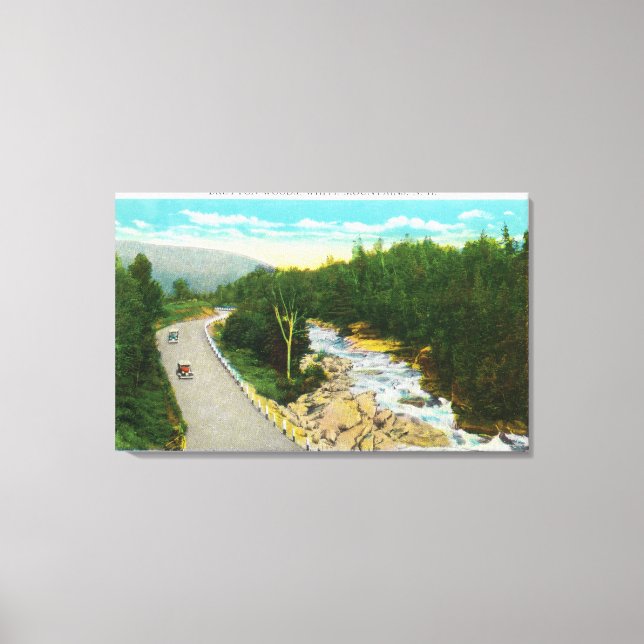 View of the Ammonoosuc Lower Falls Canvas Print (Front)