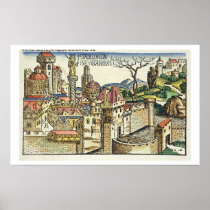 View of the Ancient City of Babylon, from the Nure Poster