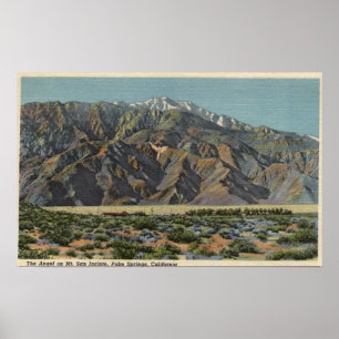 View of The Angel on Mt. San Jacinto Poster