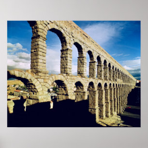 View of the aqueduct poster
