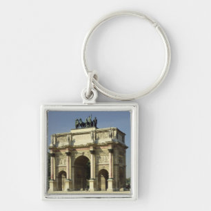 View of the Arc de Triomphe du Carrousel Key Ring