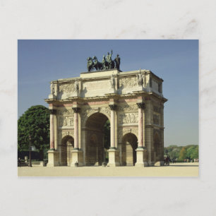 View of the Arc de Triomphe du Carrousel Postcard