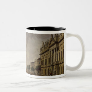 View of the armoury and Unter den Linden Street Two-Tone Coffee Mug