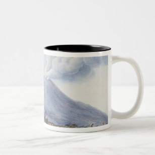 View of the Atrio di Cavallo between Somma and Ves Two-Tone Coffee Mug