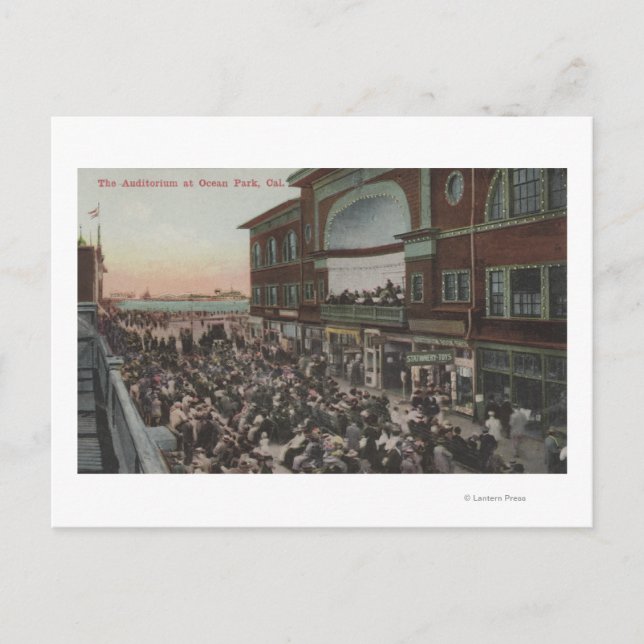 View of the Auditorium Postcard (Front)