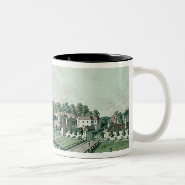 View of the Augarten Palace and Park, Vienna Two-Tone Coffee Mug (Right)