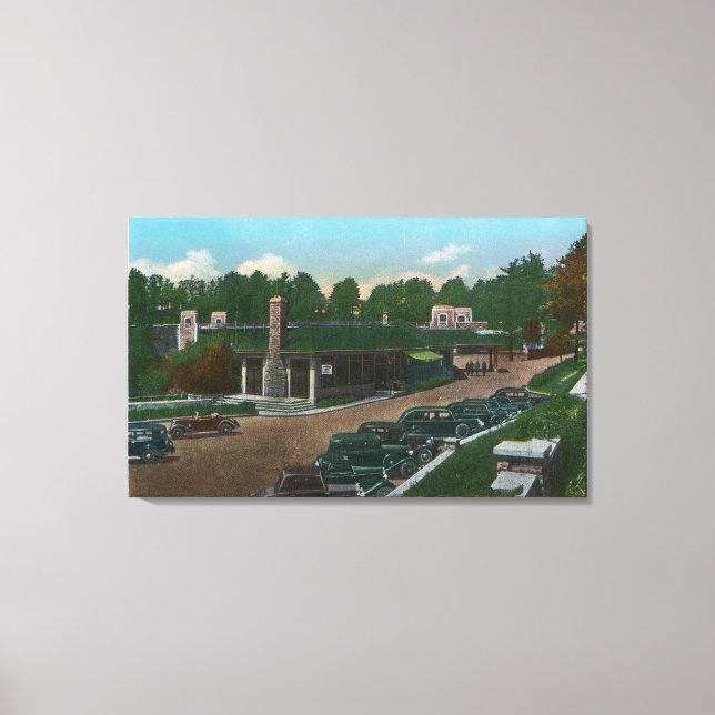 View of the Ausable Chasm Entrance Canvas Print (Front)