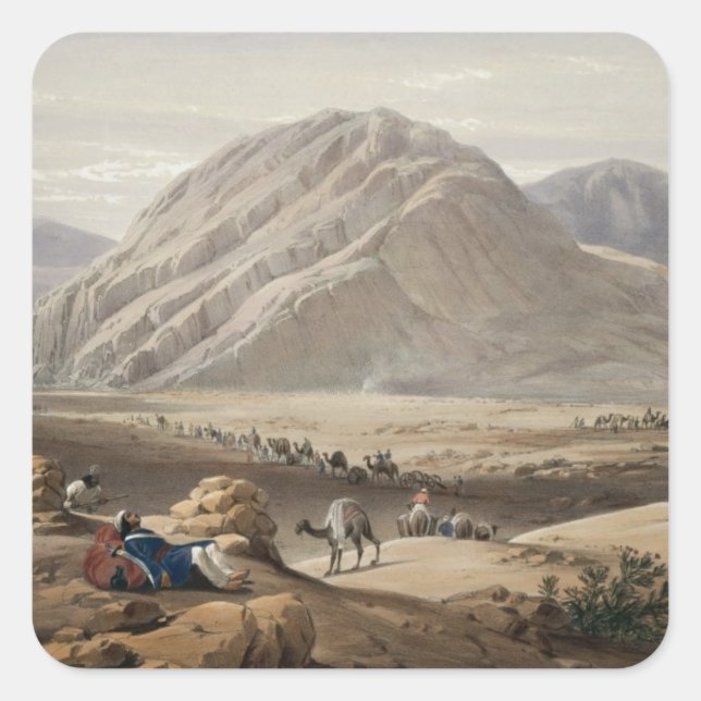 View of the Baba-Naunee Mountain, from 'Sketches i Square Sticker (Front)