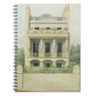 View of the Back Front of Henry Phillip Hope's hou Notebook