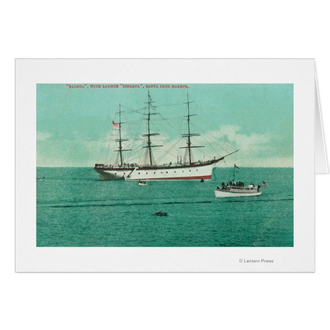 View of the Balboa and the Sinaloa Entering (Front Horizontal)