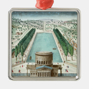 View of the Barriere Saint-Martin Metal Tree Decoration