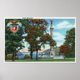 View of the Battle Monument Poster