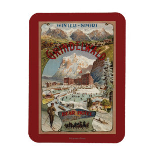 View of the Bear Hotel Promotional Poster Magnet