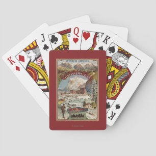 View of the Bear Hotel Promotional Poster Playing Cards