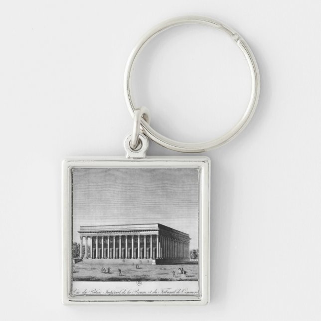 View of the Bourse Imperial Palace Key Ring (Front)