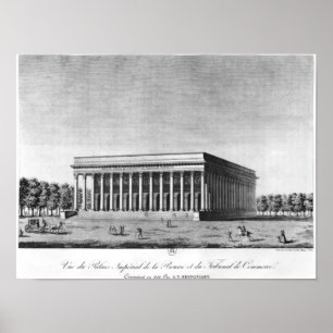 View of the Bourse Imperial Palace Poster