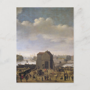 View of the Bridge and Quai de la Tournelle Postcard