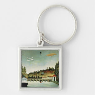 View of the Bridge at Sevres Key Ring