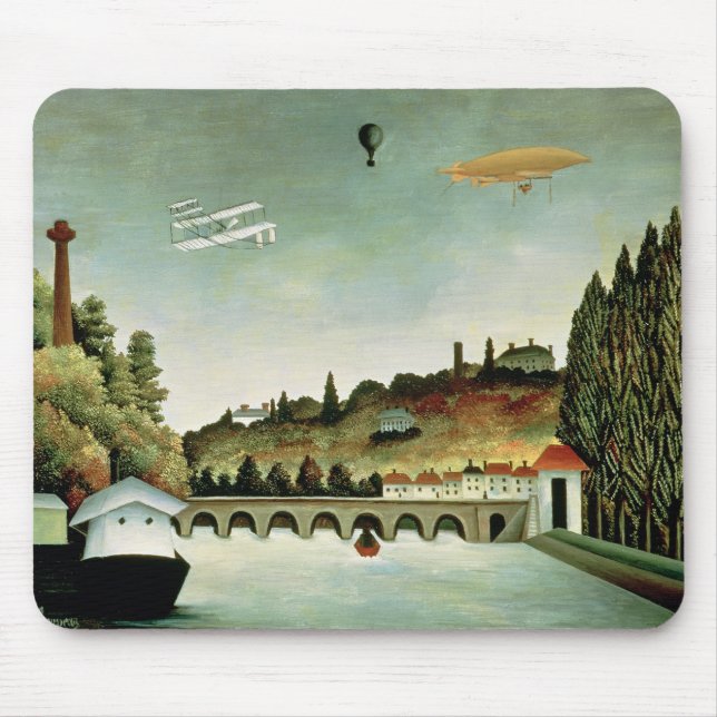 View of the Bridge at Sevres Mouse Mat (Front)
