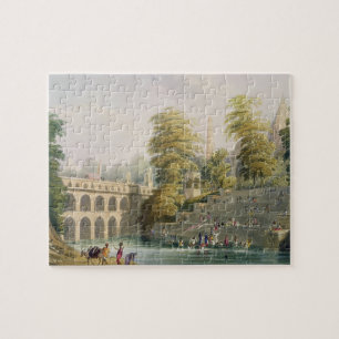 View of the Bridge near Baroda in Guzerat, from Vo Jigsaw Puzzle