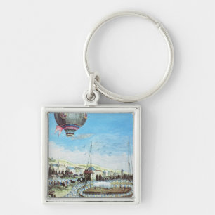 View of the Brolteaux in Lyon and the third flight Key Ring